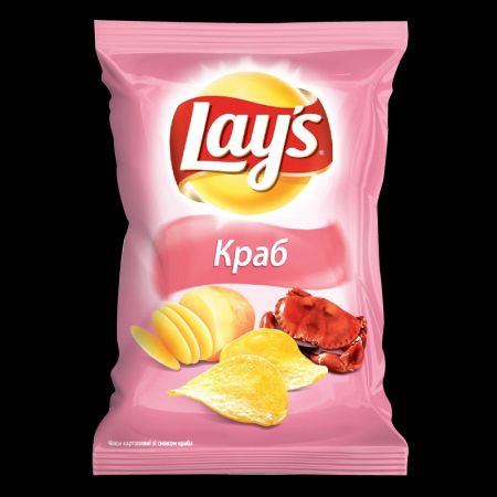 Чипсы картофельные "Lay's" со вкусом краба Чипсы картофельные "Lay's" со вкусом краба