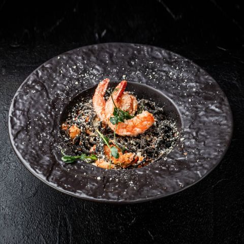 Паста Nero з морепродуктами (265г)